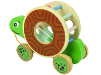 Wooden Cartoon Animal Building Block Trailer Toy