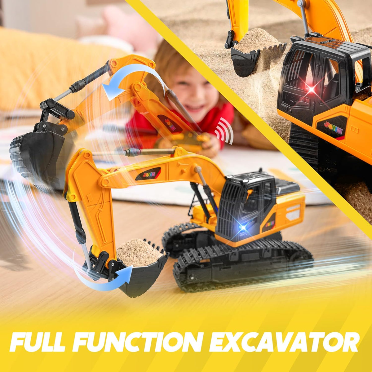 2.4G Remote Control Excavator With Lights