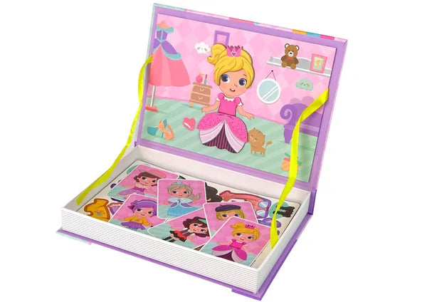 51Pcs Girl's Costume Game Magnetic Puzzle Book
