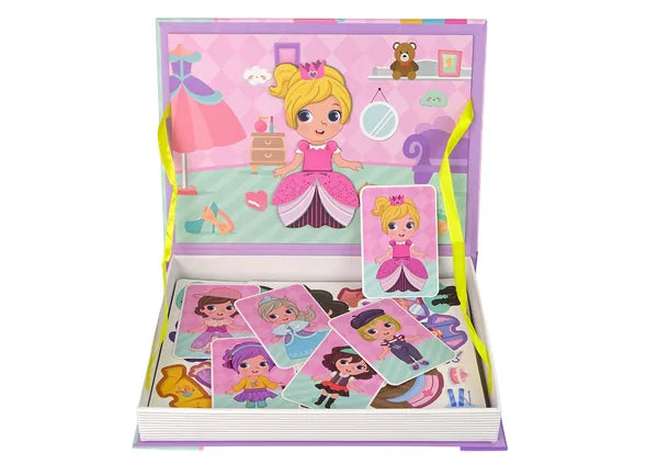 51Pcs Girl's Costume Game Magnetic Puzzle Book