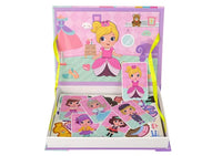 51Pcs Girl's Costume Game Magnetic Puzzle Book