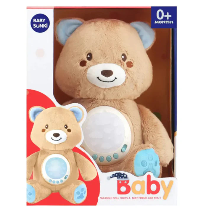 Multi-Effects Musical Star Light Projection Bear