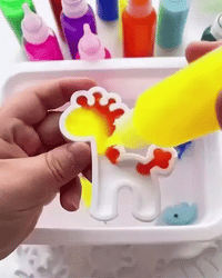 DIY Magic Gel Water Animal Molds