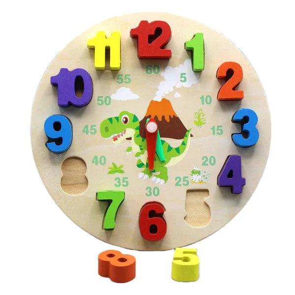 Wooden Kids Digital Clock