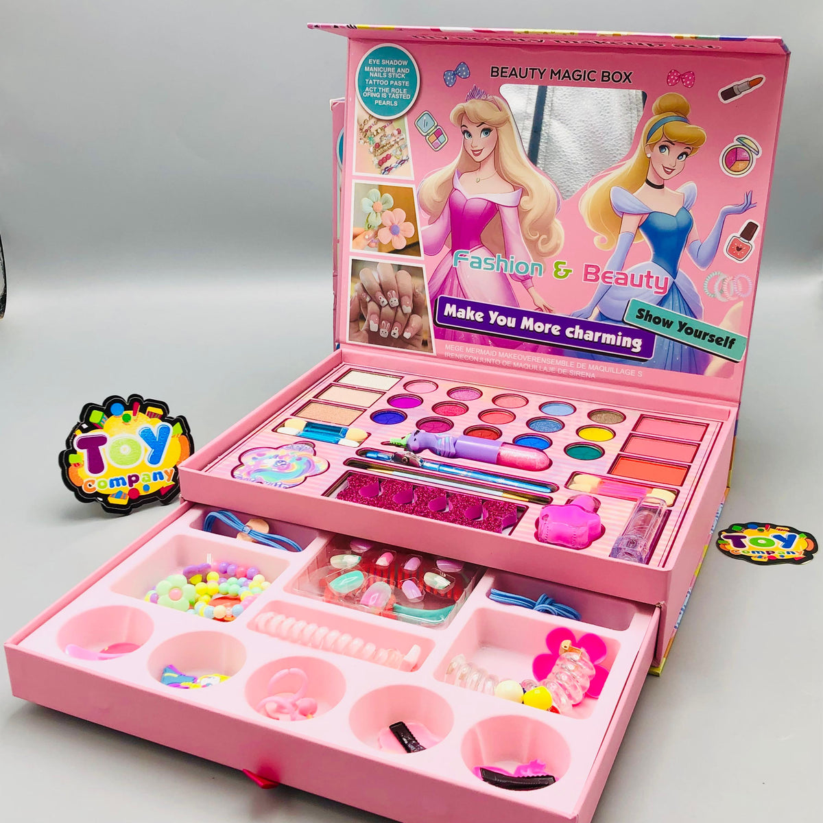 51Pcs Magical Luxury Makeup & Jewellery Set