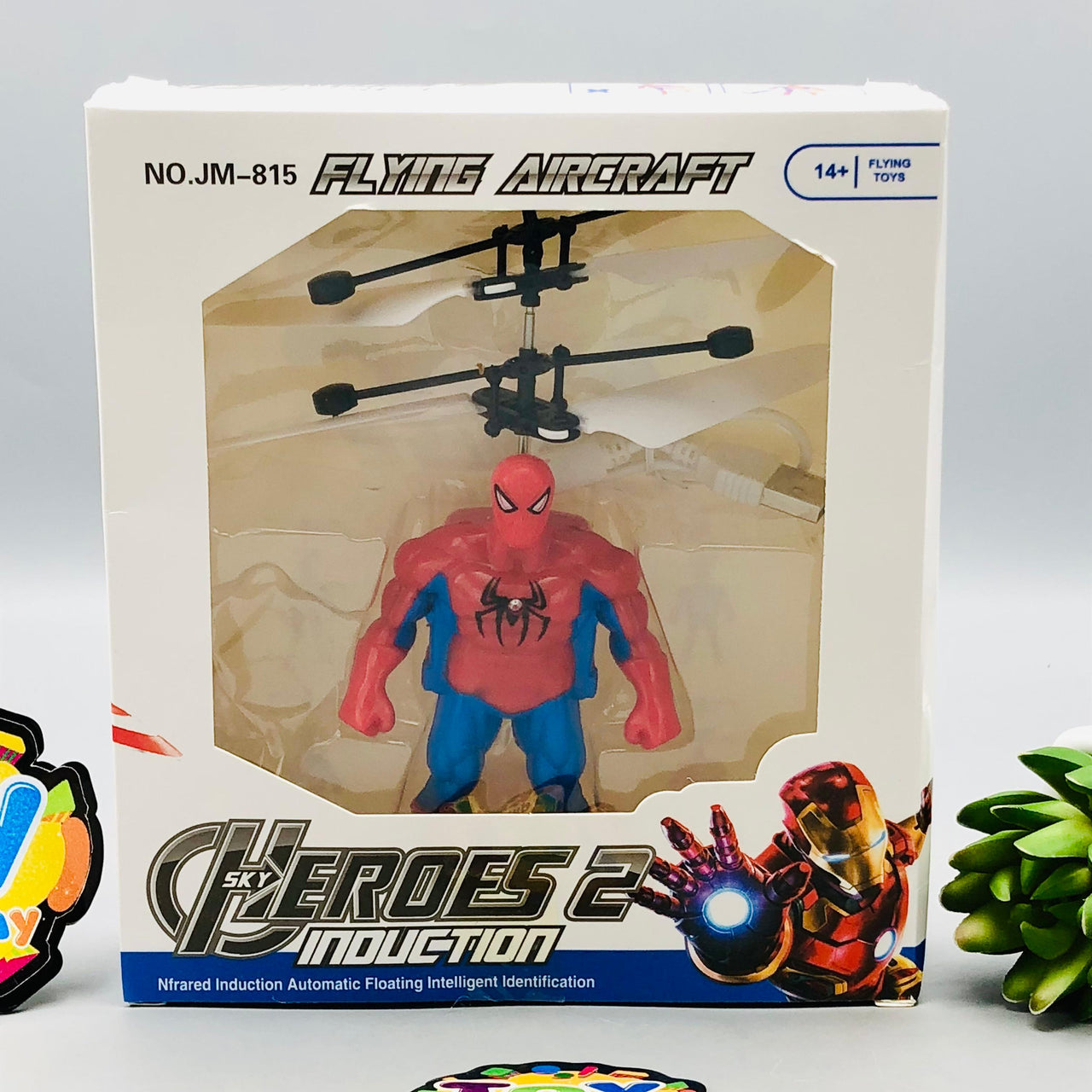 Hand Sensor Flying Spiderman Aircraft