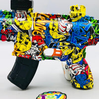 M416 Water Bullet Shooting Gun With Colorful Light Silencer