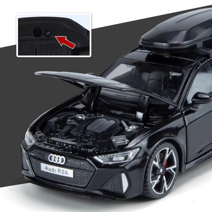 1:32 Diecast Metal Audi RS6 Model Car