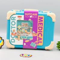 19Pcs Pretend Play Kids Doctor Medical Suitcase