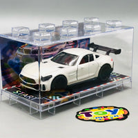 1:64 Diecast Mercedes Benz With Acrylic Display Box - White