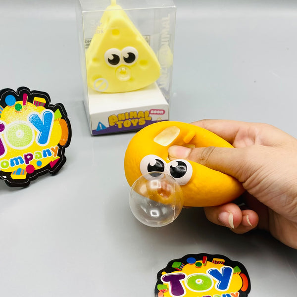 1Pc Dessert Bubble Blowing Squishy Toy