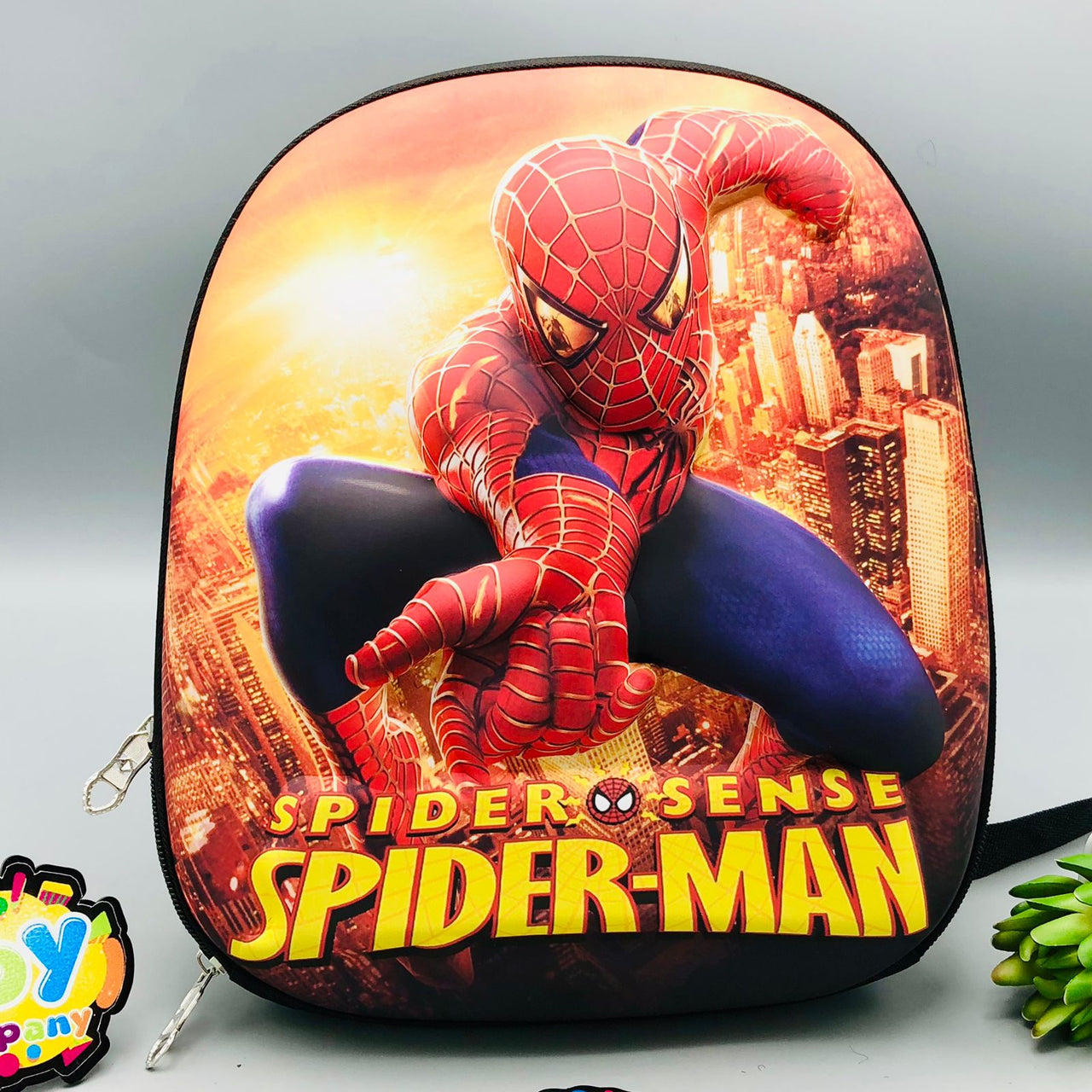 3D Kids Spider & Iron-Man Design EVA Backpack - Assortment