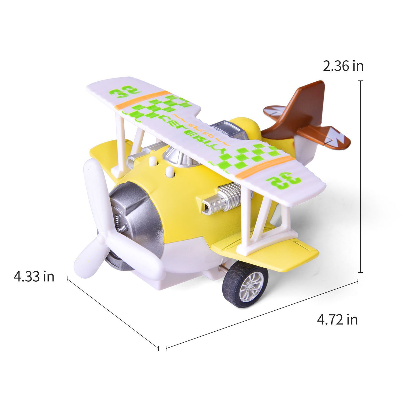 Pull-Back Diecast Aircraft Model with Lights & Sound