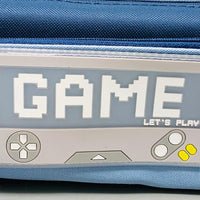Premium Game Themed Kids Pencil Pouch - Blue