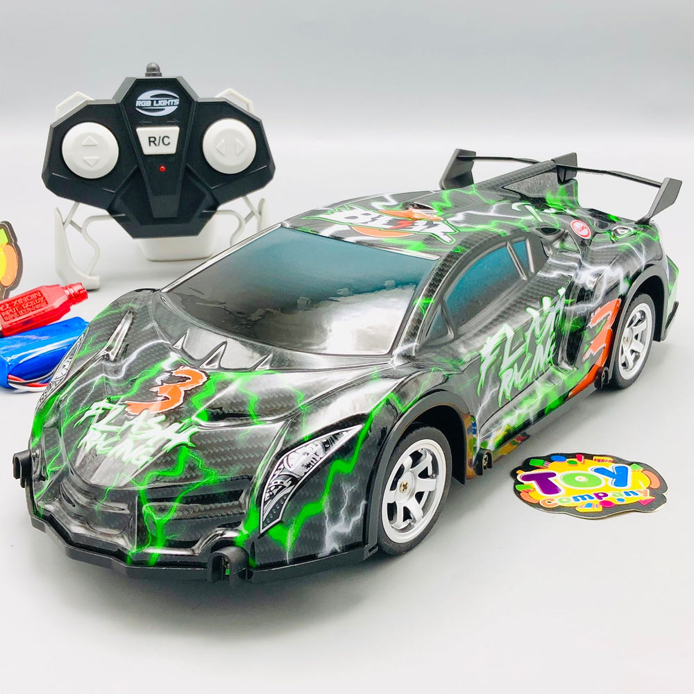 Remote Control Power Racing Car With RGB Lights & Sound