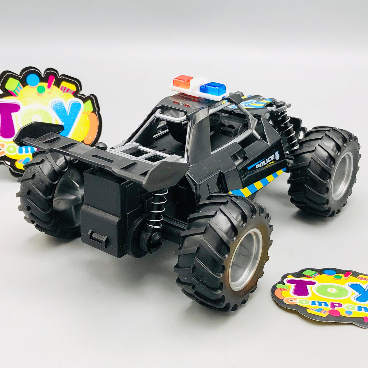 Kids ABS Pullback Police Car With Light & Sound - 1Pc