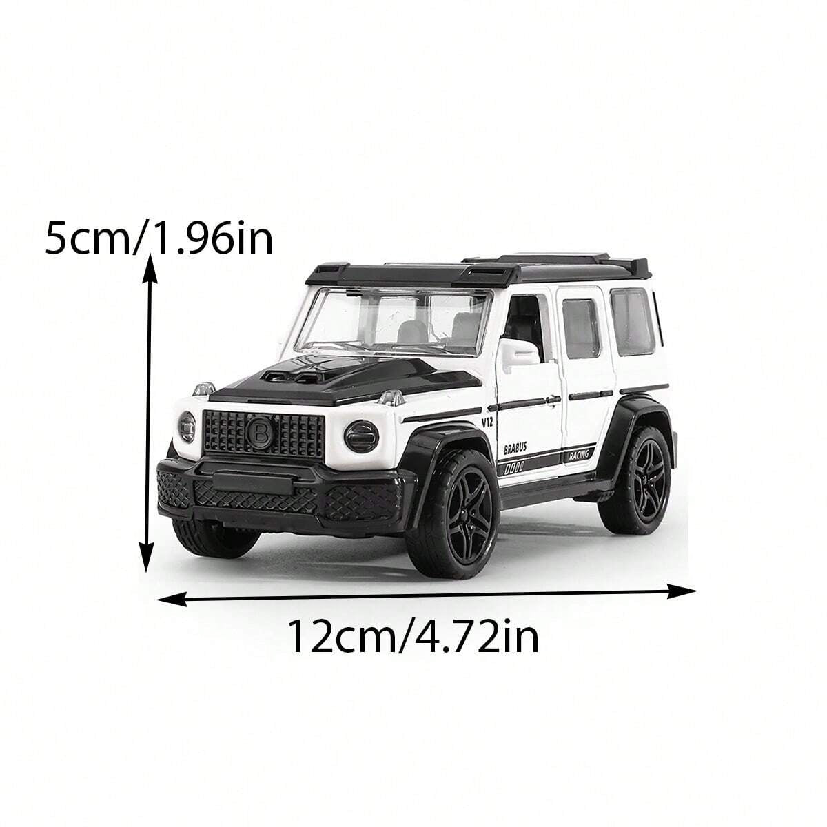 3Pc Diecast Mini Brabos Pullback Model Car 