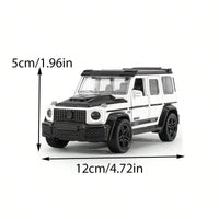 3Pc Diecast Mini Brabos Pullback Model Car 