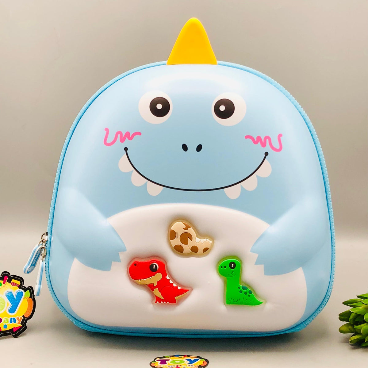Luminous Dinosaur 3D Shell Kids Picnic Backpack