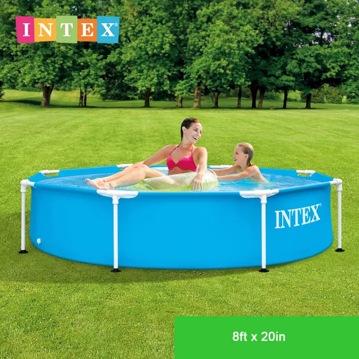 INTEX 8ftx20in Metal Frame Family Pool