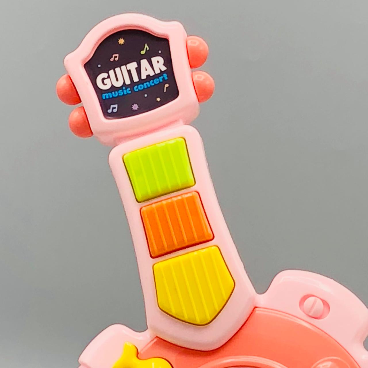 2in1 Kids Mini Guitar With Light & Sound