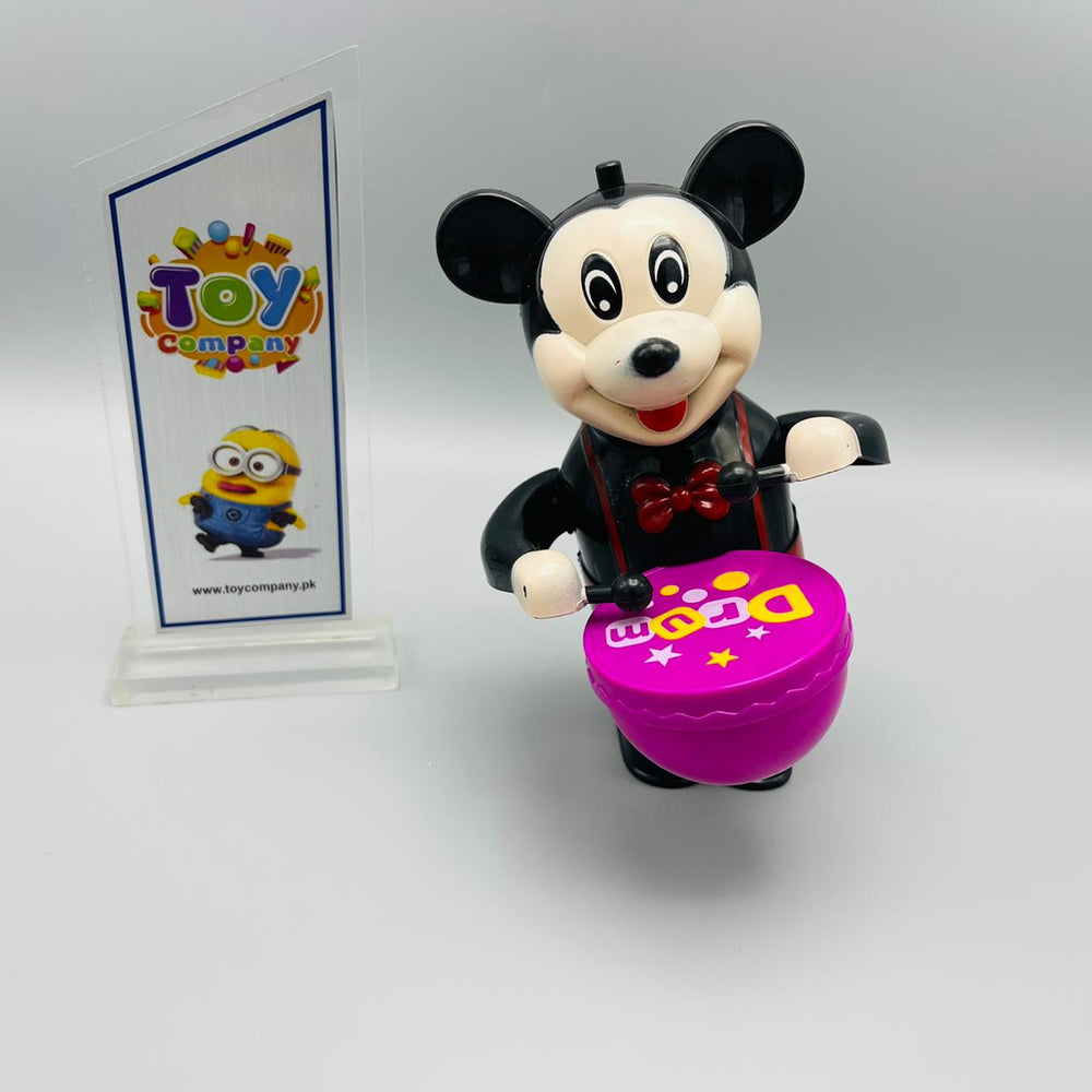 Mickey Mouse Playing Drum