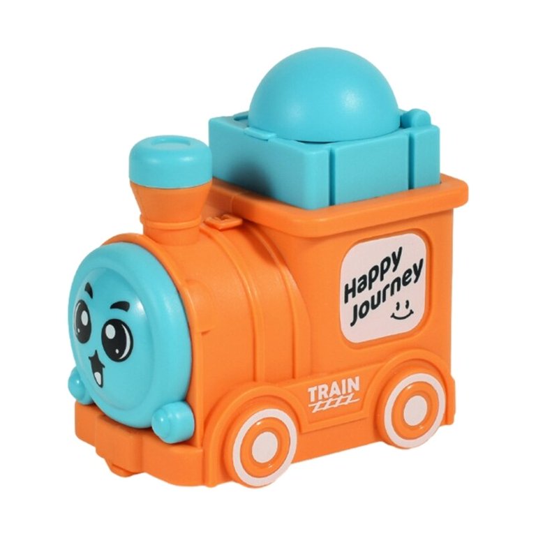 Press & Go Cartoon Mini Train - 1Pc