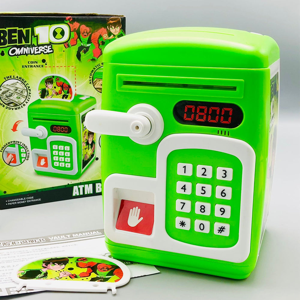 Ben 10 Fingerprint & Password Unlock Piggy Bank