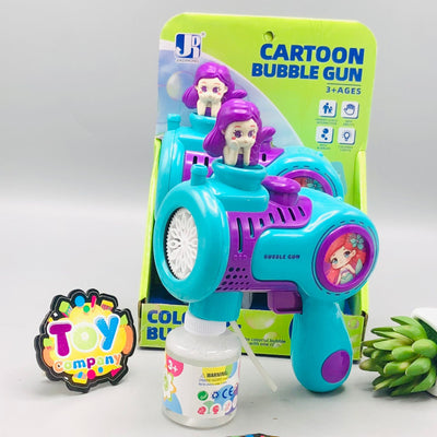 12 Holes Mermaid Colorful Bubble Gun