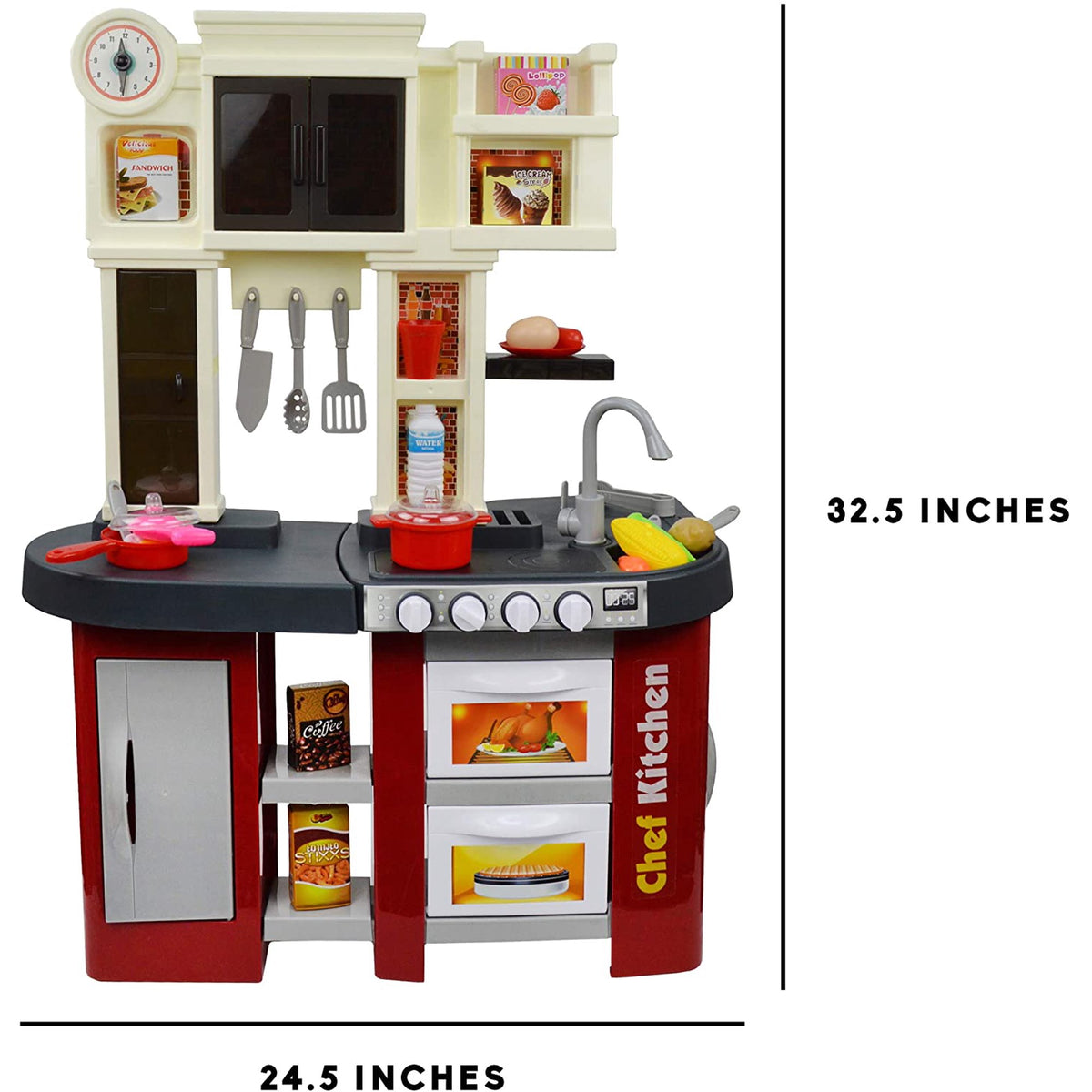 58 Pcs Talented Chef Kitchen - Running Water Sink