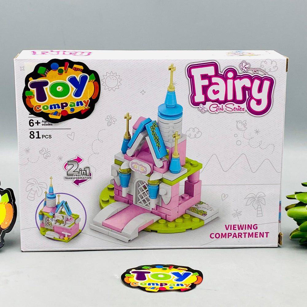 DIY 2in1 Fairy Viewing Compartment Building Blocks - 81Pcs