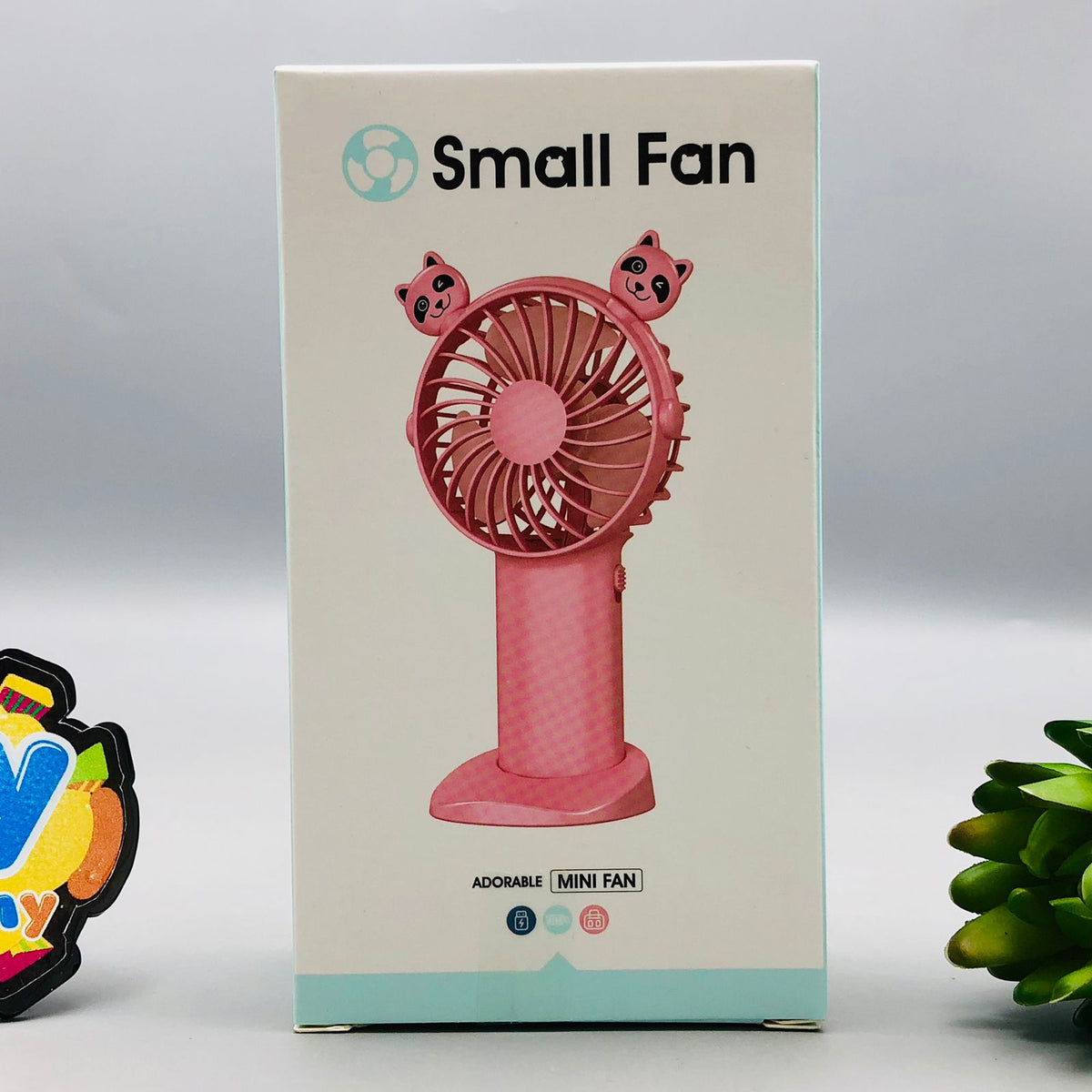 Rechargeable Cute Design Handheld & Desktop Small Fan