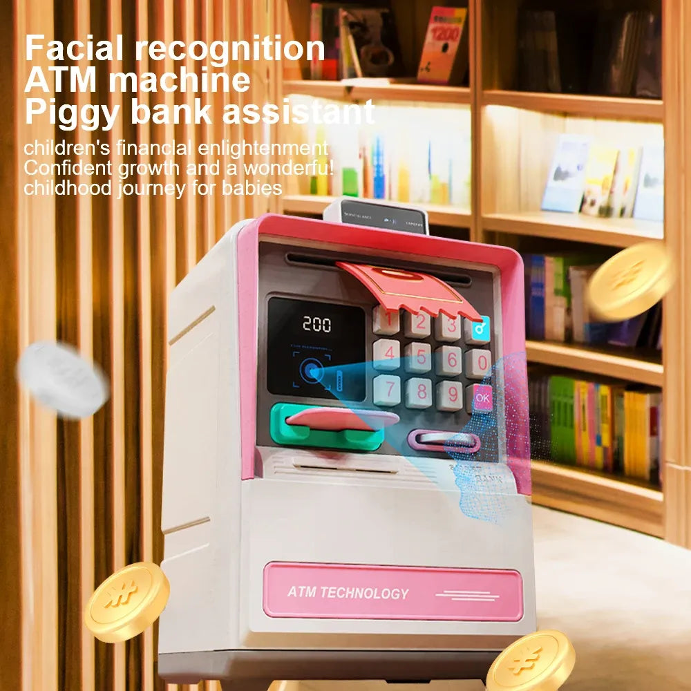 Face Recognition & Password Unlock ATM Machine
