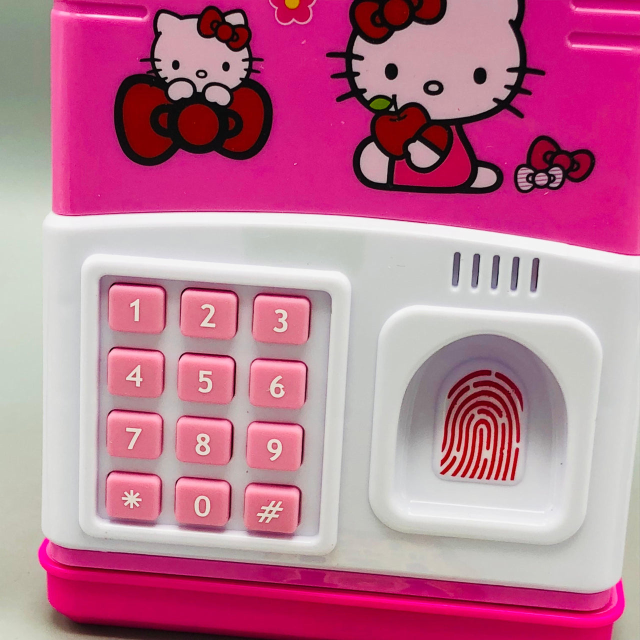 Hello Kitty Fingerprint & Password Unlock ATM Machine