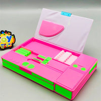 Jumbo Geometry Box With Calculator For Girls - Assortment