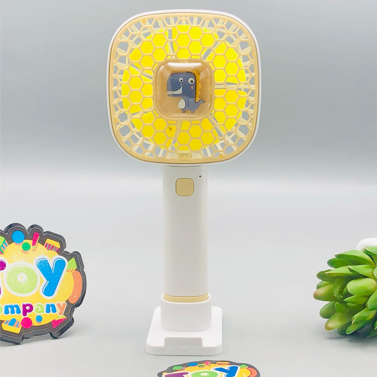 Rechargeable Animal Themed Handheld & Desktop Fan