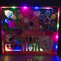 2in1 Realistic Cosmetic & Jewellery Set With Colorful Lights