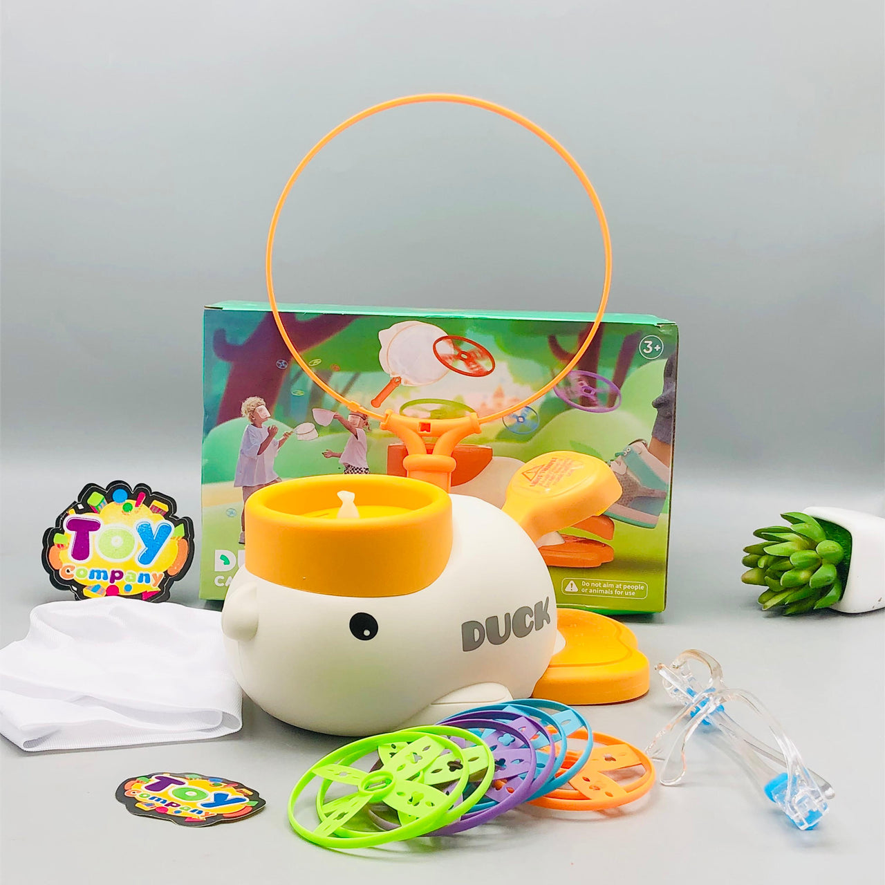 Kids Duck Frisbee Ejection Flying Saucer Game