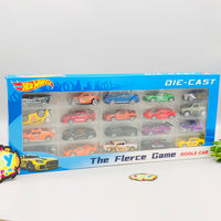 20Pcs Hot Wheels Diecast Mini Inertial Cars Set