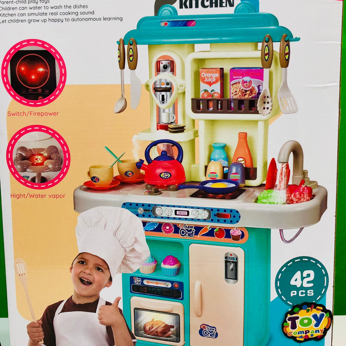 42Pcs Water Circulation Home Kitchen With Light & Sound