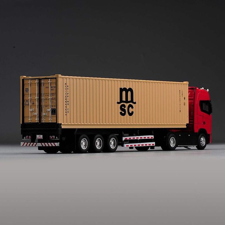 1:36 Diecast Metal Scania Transport Container Truck