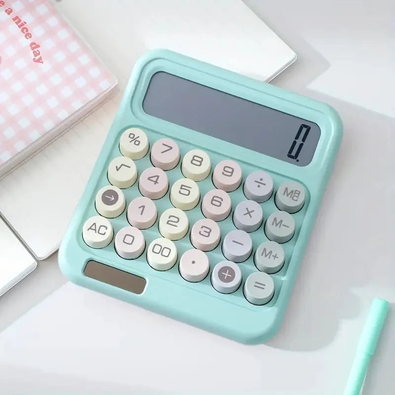 Electronic Multi-Color Dual Power Calculator
