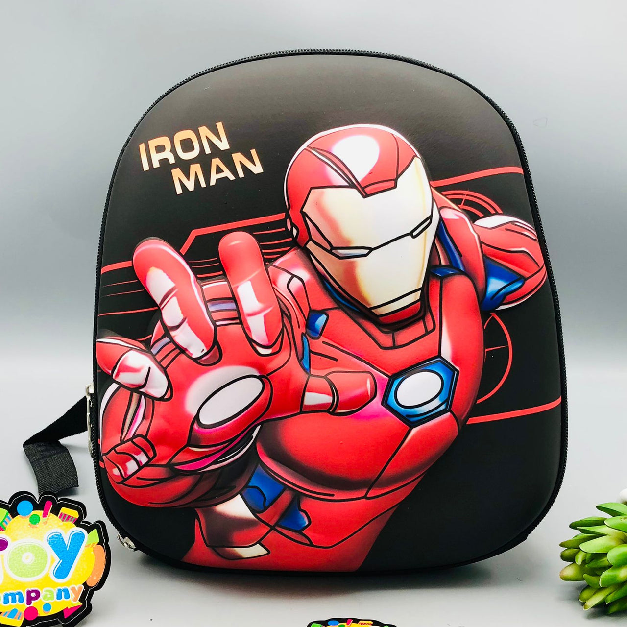 3D Kids Spider & Iron-Man Design EVA Backpack - Assortment