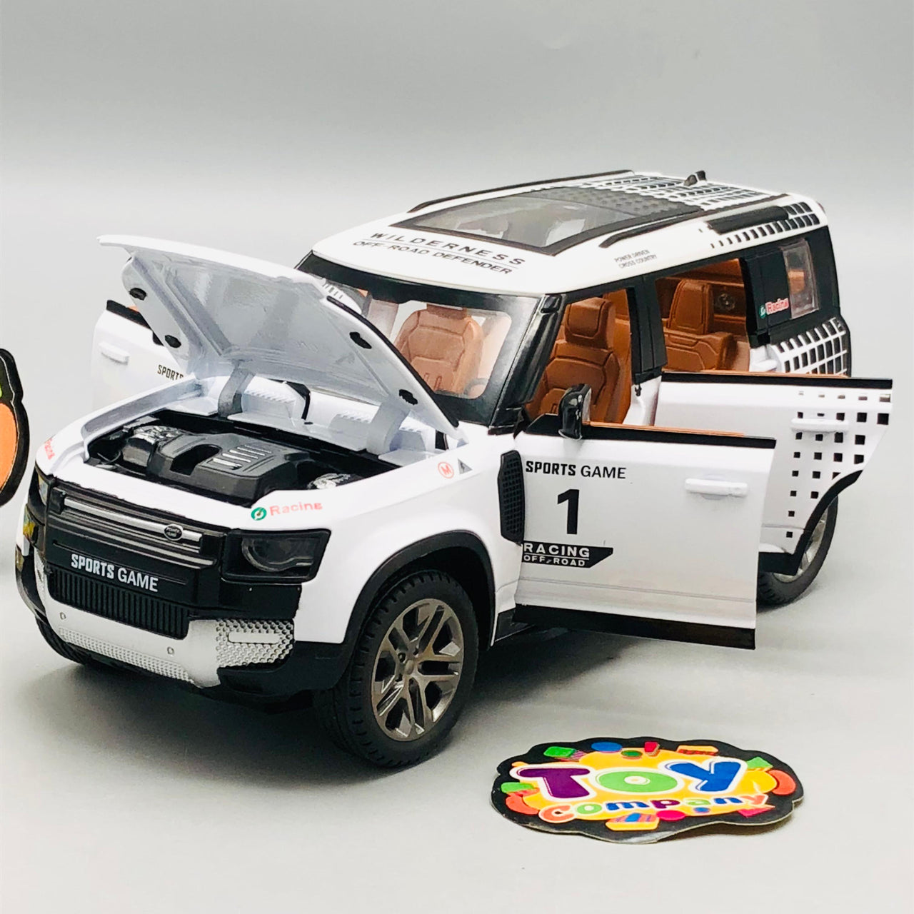 1:22 RC Diecast Wilderness Defender Model Car With Smoke