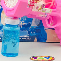 12 Holes Electric Unicorn Colorful Bubble Blaster Gun
