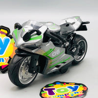 1:12 Diecast Pullback Danger Model Bike - 1Pc