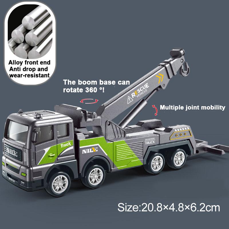 1Pc Alloy Engineering Truck Model  - Assortment