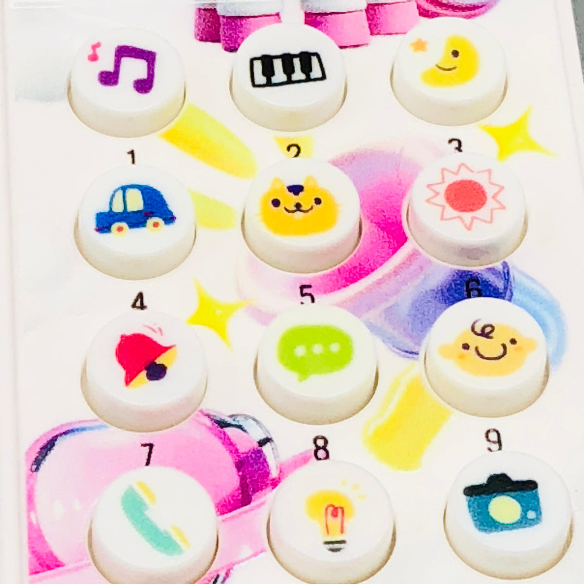 1Pc Kids Unicorn Musical Mobile Phone