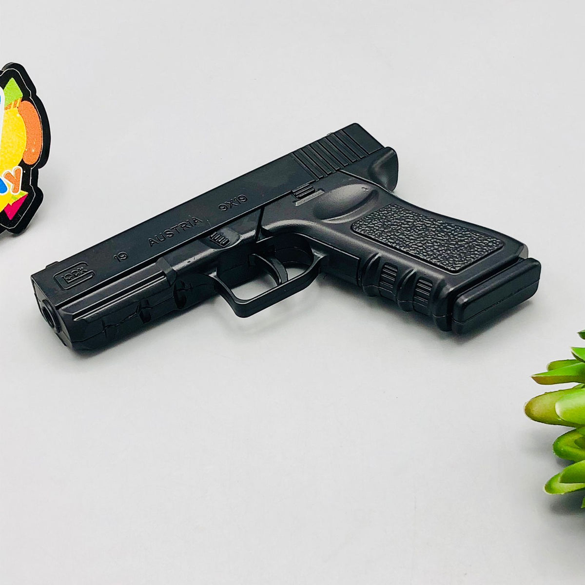 Mini Alloy Foldable Manual Target Gun With Soft Pellets