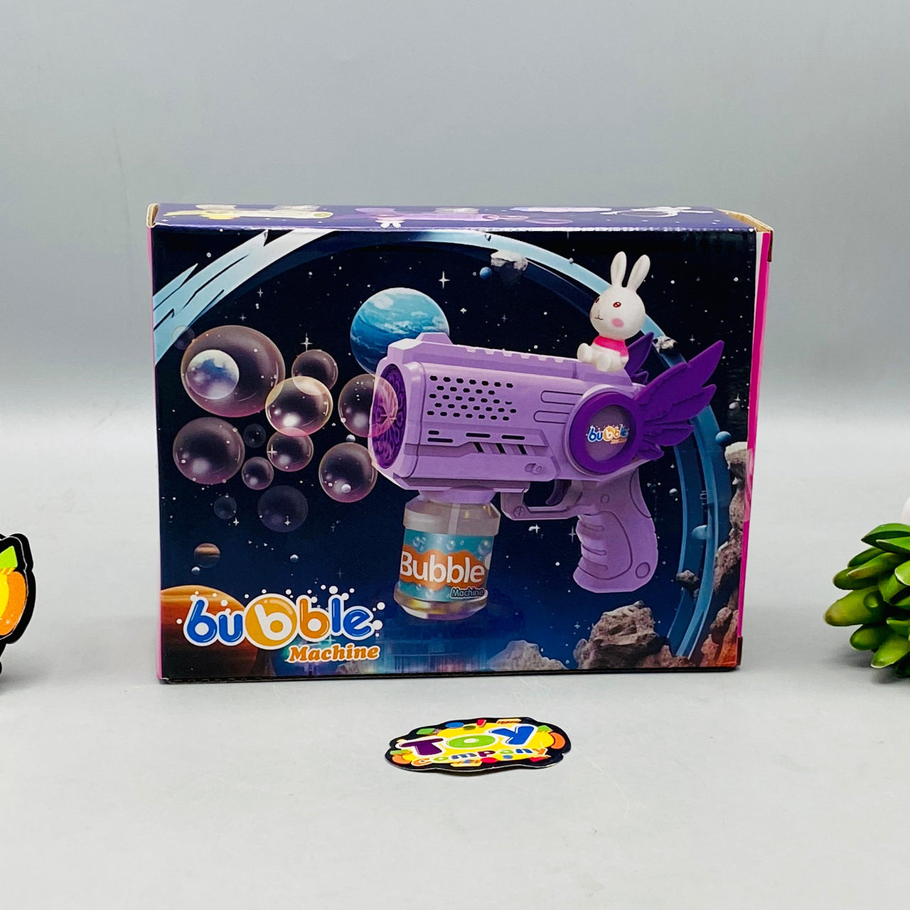 12 Holes Battery Operated Angel Colorful Bubble Gun